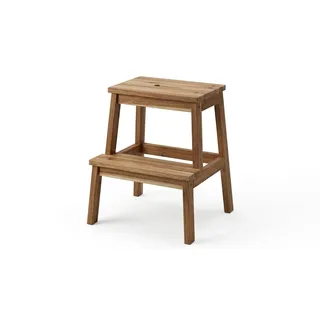 IKEA Tritthocker BEKVÄM Hocker Sitzhocker aus massiver Buche - mit Tragegriff - 50cm hoch