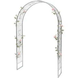 DanDiBo Ambiente Rosenbogen 150 x 150 cm Silber