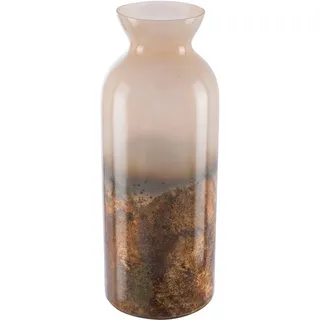 Creativ home Tischvase Blumenvase THALIS (1 St), aus Glas, Höhe ca. 35 cm orange