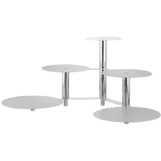 Schneider - Etagen-Tortenständer, 5-teilig, sehr stabil, indiv. gestaltbar, Aluminium