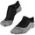 RU4 Invisible Füßlinge Damen 35-36 Schwarz/Grau