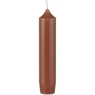 IB Laursen 4171-70 Stabkerze, Kerze - Paraffin - rost rot - (ØxH) 2,2 x 11 cm - 1 Stück