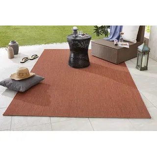 Northrugs Teppich »Match«, rechteckig, 8 mm Höhe, In-& Outdoor, Kurzflor, Läufer, Modern, Unifarben, Wohnzimmer, Balkon