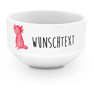 Mr. & Mrs. Panda Müslischale Axolotl Niedlich - Personalisierte Geschenke, Fröhlich, Freundin, Suppenschüssel, Schale, Müslischüssel, Weisheit, Schüsseln, Liebe, Schüssel Personalisieren, Lebensstil