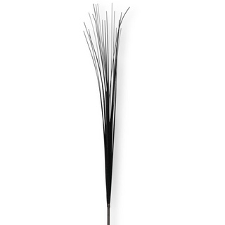 Deko-Zweig Gras 85 cm Kunststoff Schwarz