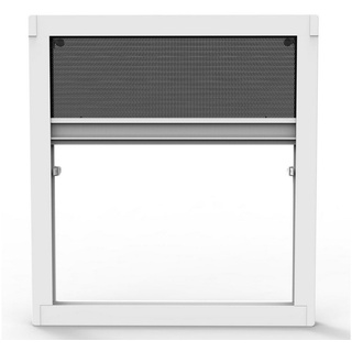Insektenschutzplissee Insektenschutz Plissee für Fenster und Dachfenster Dachfensterplissee, Nematek weiß