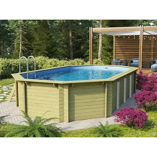 Karibu Schwimmbecken KARIBU Holzpool 38 mm