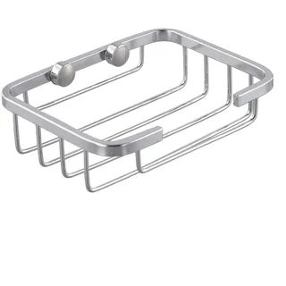 Wandmontierte Seifenschale aus Edelstahl für Badezimmer Dusche mit Ablaufschale, platzsparendes Design, einfach zu installieren, Seifenkorb für Küche