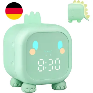 Kinderwecker Digital Dinosaurier Jungen Mädchen Mit Nachtlichter,Schlaftrainer,S