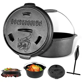 CCLIFE Dutch Oven 9 l Gusseisen