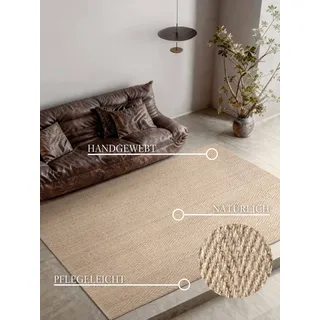 Villeroy & Boch Mirabelle Juteteppich 200 x 300 cm Natur/Elfenbein
