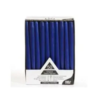 Papstar Leuchterkerzen 25 cm dunkelblau 100 St.