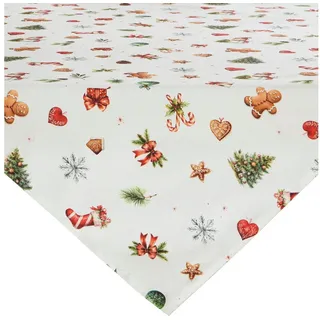 Erwin Müller Mitteldecke Mitteldecke "Noel", Baumwolle Motiv braun|bunt 85 cm x 85 cm