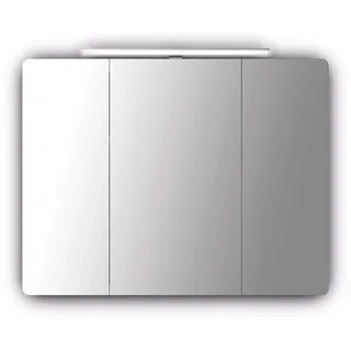 Sieper Badezimmerspiegel Serie Espella, Aluminium Spiegelschrank mit Beleuchtung, 17Tx100Bx80H cm