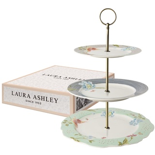 Laura Ashley Heritage Collectables Giftset Etagere 3-Laags Porzellan