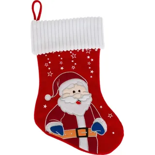 Atmosphera Weihnachtsstrumpf onesize rot