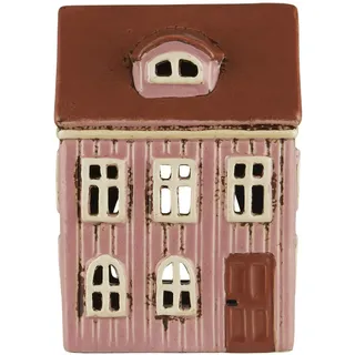 IB Laursen Lichthaus THORSHAVN für Teelicht ROSA 15 cm Haus für Teelicht Keramik