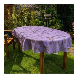 laro Tischdecke Gartentischdecke Wetterfest Rutschfest Oval