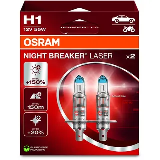 Osram NIGHT BREAKER LASER H1 55 W 2 St.