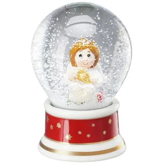 Hutschenreuther Schneekugel Weihnachtsbaum handbemalt mehrfarbig