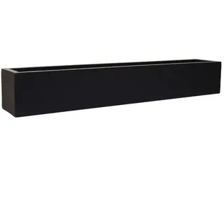 VIVANNO Balkonkasten Fiberglas FLOBO Kasten - Anthrazit Matt (1 St), 100x17x15 cm schwarz 26 l | 100 cm x 15 cm x 17 cm