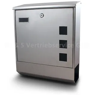 BITUXX MS-13172 Silber inkl. Zeitungsfach
