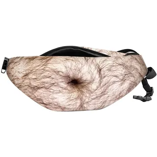Bauchtasche Herren Lustige Bauch Gürteltasche 3D Fake Dad BOD Hüfttaschen | Bauchtasche Bauch Bierbauch Herren Lustige, Verstellbarer Biergürtel, für Reisen Laufen Radfahren Taschen Geschenk Festival - Einheitsgröße