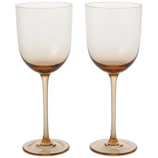 Ferm Living - Host Weißweinglas, blush (2er-Set)