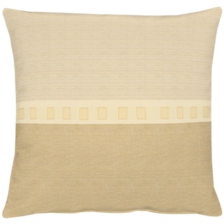 APELT Milano_49x49_20 Kissenhülle, Polyester-Baumwolle, beige, 49 x 49 x 0.5 cm