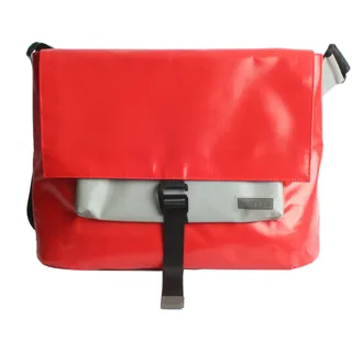 Laptoptasche 7CLOUDS "Tego 7.4" Gr. B/H/T: 36 cm x 29.00 cm x 10 cm one size, rot (red, grey) Damen Taschen Koffer aus Tarpaulin