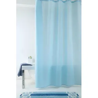 GRUND Duschvorhang Impressa blau 240x200 cm