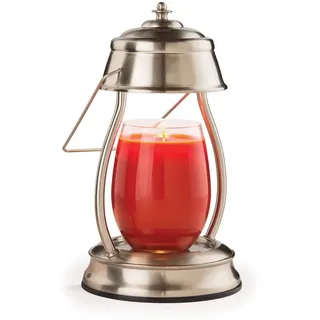 Candle Warmers Hurricane Laterne Kerzenwärmer silber nickel