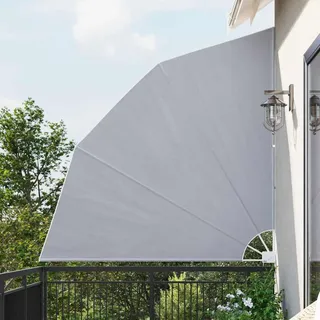Faltbarer Balkonfächer Grau 210√ó210 Cm