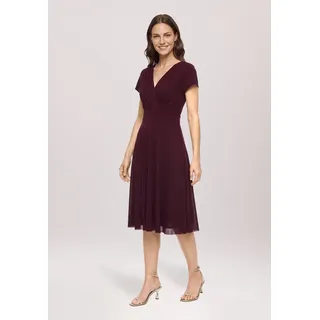 Vera Mont Cocktailkleid Glitzer-Look Strong Aubergine 38