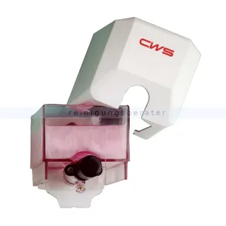Seifenspender CWS Dusch- und Seifenspender weiß 200 ml mit transparentem Nachfüllbehälter, Druckknopf