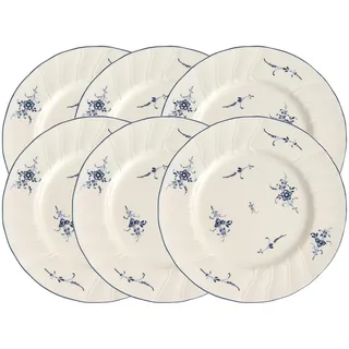 Villeroy & Boch Frühstücksteller 21 cm blau/weiß 6er Set