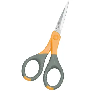 Wedo Bastelschere Grau/Gelb 15,5 cm