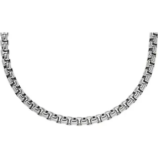Fossil Collier Fossil Herren-Kette Edelstahl silberfarben