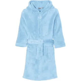 Playshoes Fleece-Bademantel uni in bleu, 158/164