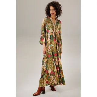Aniston CASUAL Maxikleid, mit farbenfrohem Blumen- und Paisley-Druck, bunt