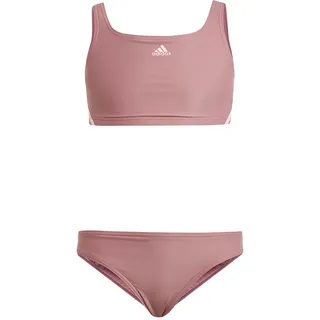 Adidas 3 Stripes Bikini - Preloved Crimson / Pink Spark - 13-14 Jahre
