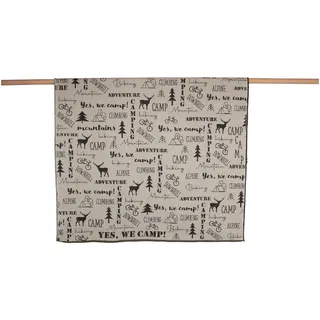 David Fussenegger sketchnotes outdoor Kuscheldecke 140 x 200 cm Grau/Silber