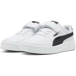 Puma Court Classic Clean Kids Black/White 32