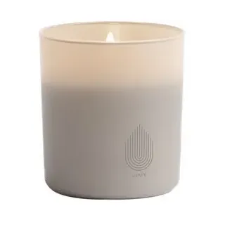 Uyuni LED Glas Stumpenkerze 9,2 x 10,2cm sandstone