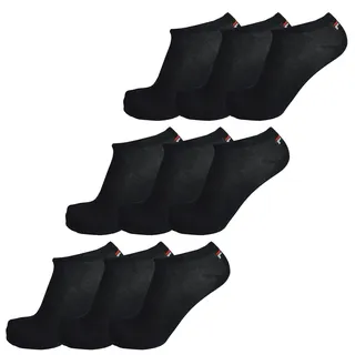 Fila Sneakersocken 3er Pack Schwarz 43-46