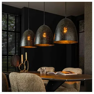 famlights Pendelleuchte famlights, Pendelleuchte Frida in Anthrazit E27 3-flammig grau