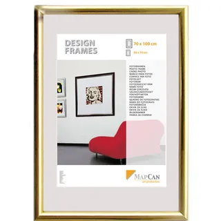 Kunststoff Bilderrahmen Design Frames gold, 50 x 70 cm