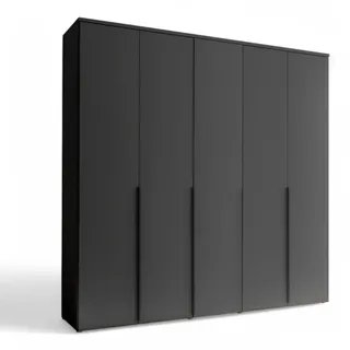 Pol-Power Drehtürenschrank Kevo 225 x 225 x 52 cm Grau
