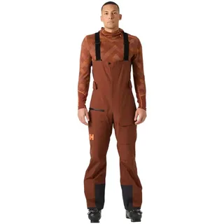 HELLY HANSEN Sogn Bib Shell 2.0 Latz-/Trägerhosen Braun XL