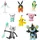 Jazwares Pokémon Battle Set 8-Pack Spielfiguren